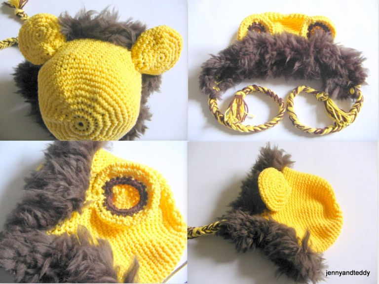 Lion Crochet Hat Free Pattern Jenny Teddy