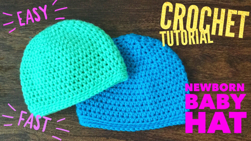MelodyCrochet Newborn HDC Hat Free Easy Crochet Pattern For Beginners 
