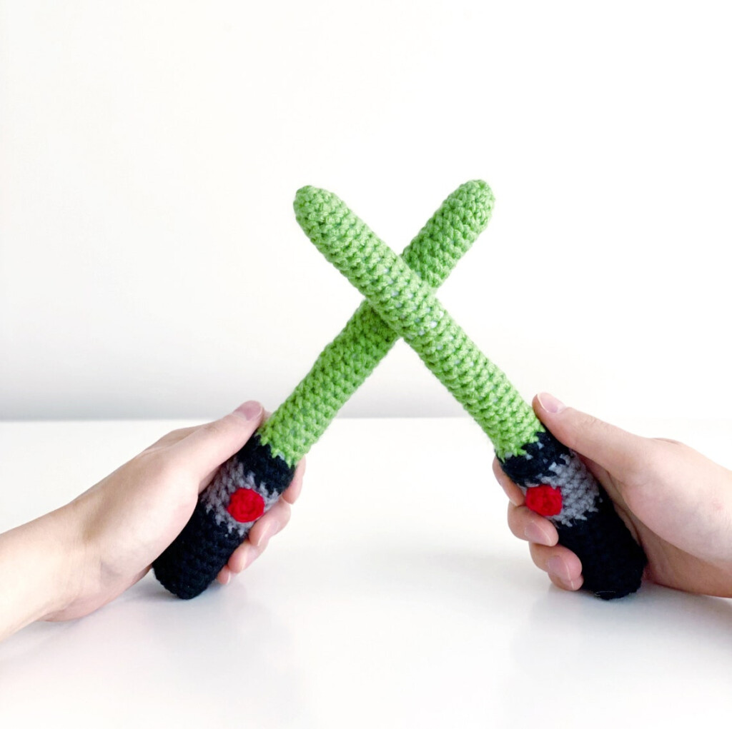 Mini Lightsaber Baby Yoda Crochet PATTERN ONLY Instant Etsy
