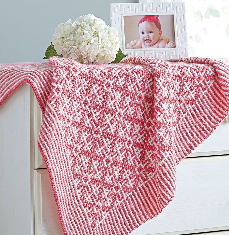 Mosaic Tiles Baby Blanket Pattern Crochet Blanket Patterns Baby 