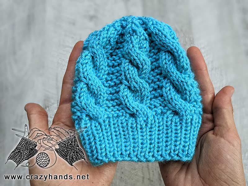 Newborn Baby Cable Knit Hat Free Pattern Artofit