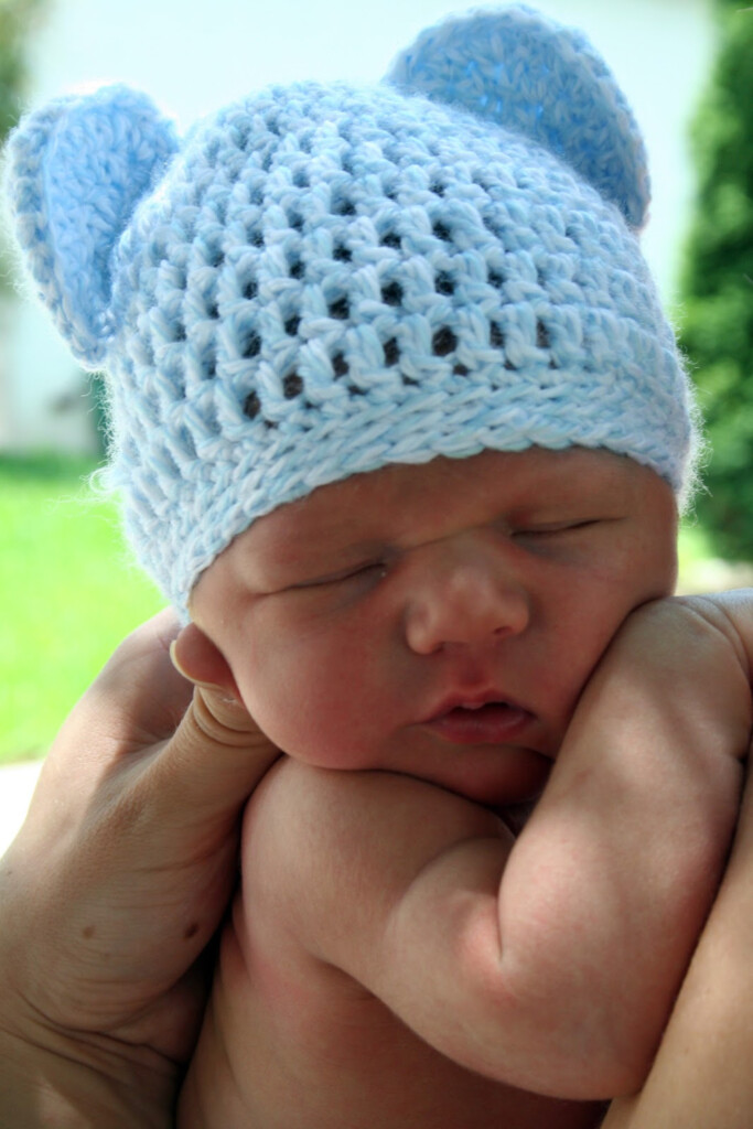 Newborn Crochet Hat Pattern For Hospitals