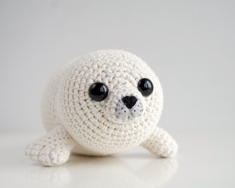PATTERN Bubbly The Baby Seal Crochet Amigurumi In Etsy Octopus 