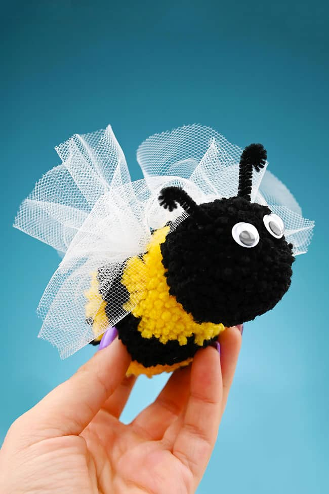 Pom Pom Bees How To Make A Bee Pom Pom Craft