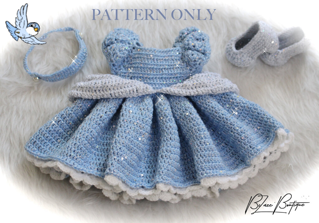 Princess Cinderella Baby Crochet Set PATTERN ONLY Dress Etsy