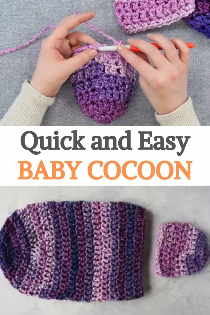 Quick And Easy Baby Cocoon Free Crochet Pattern