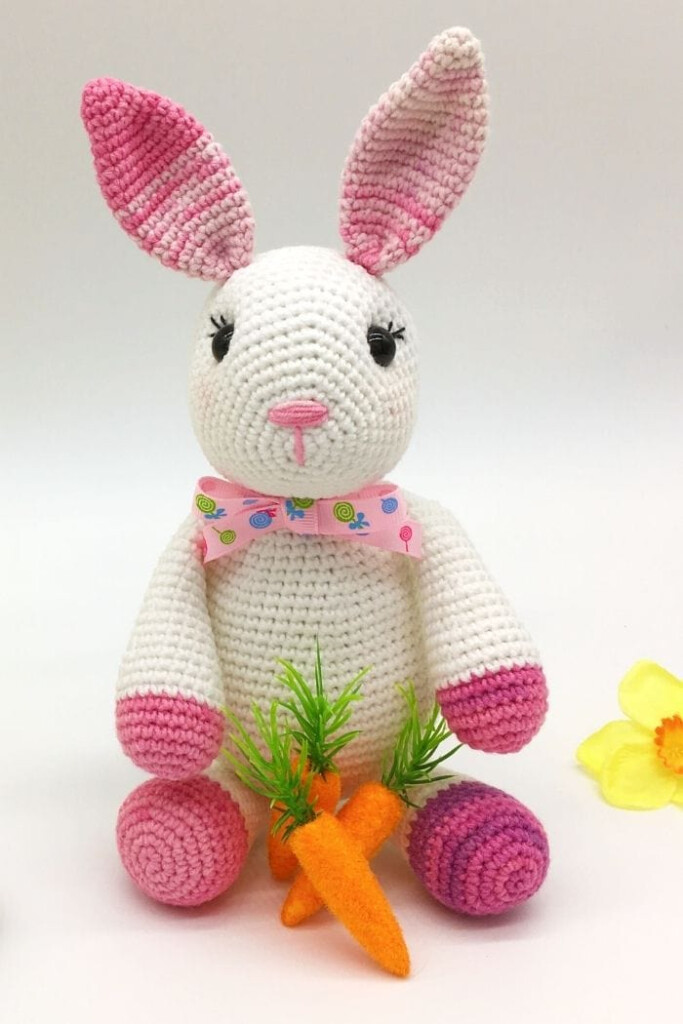 Rabbit Crochet Pattern Free Bunny Amigurumi Patterns Cute Cuddly Easy 