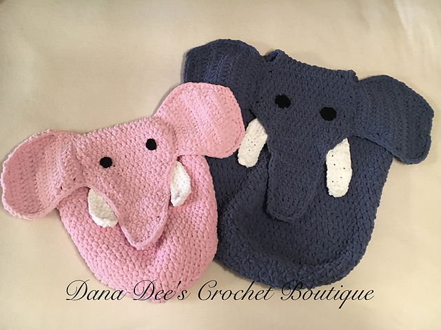 Ravelry Baby Elephant Car Seat Blanket Pattern By Dana Draves