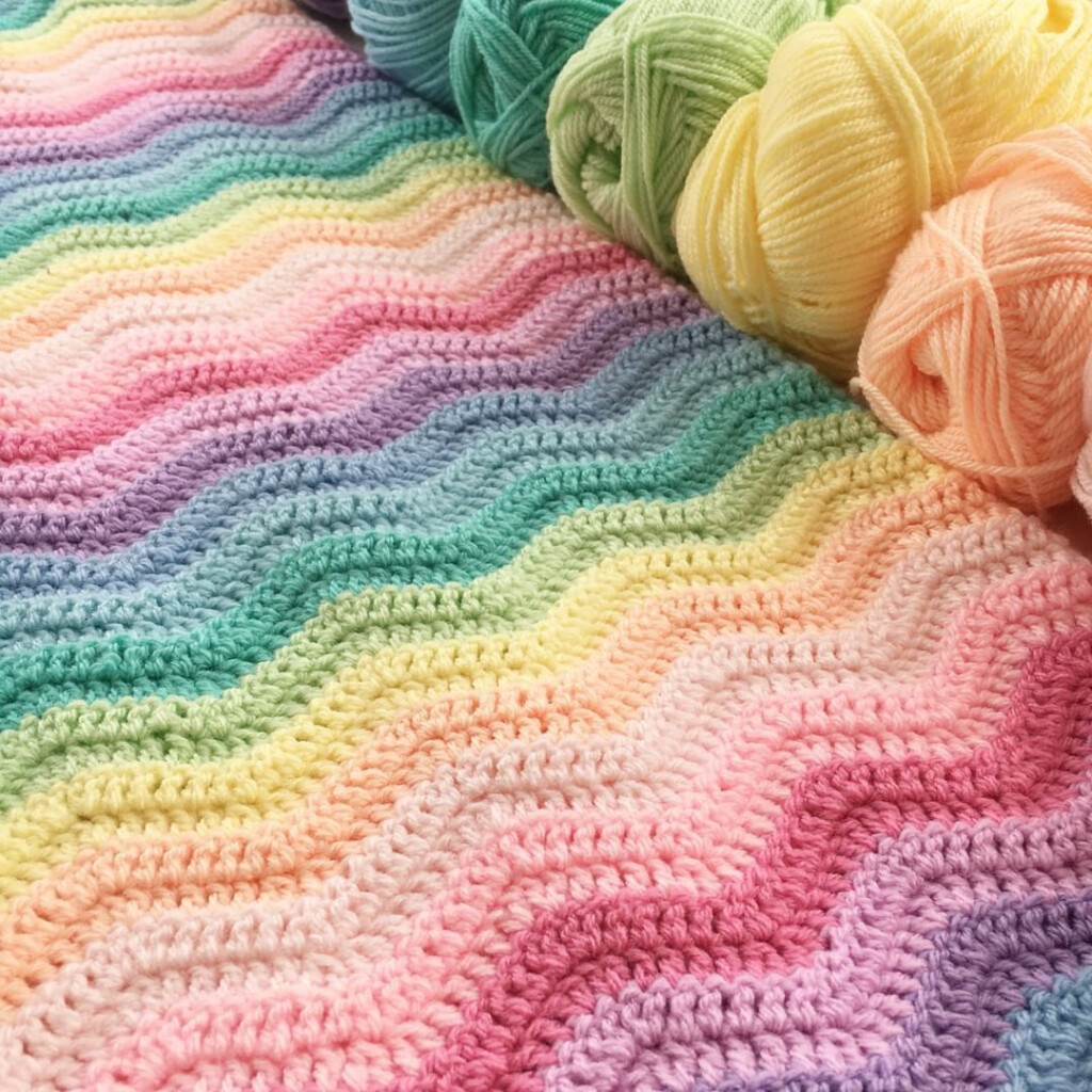 Ripple Crochet Blanket Stylecraft Special DK Yarn attic24neatripple 