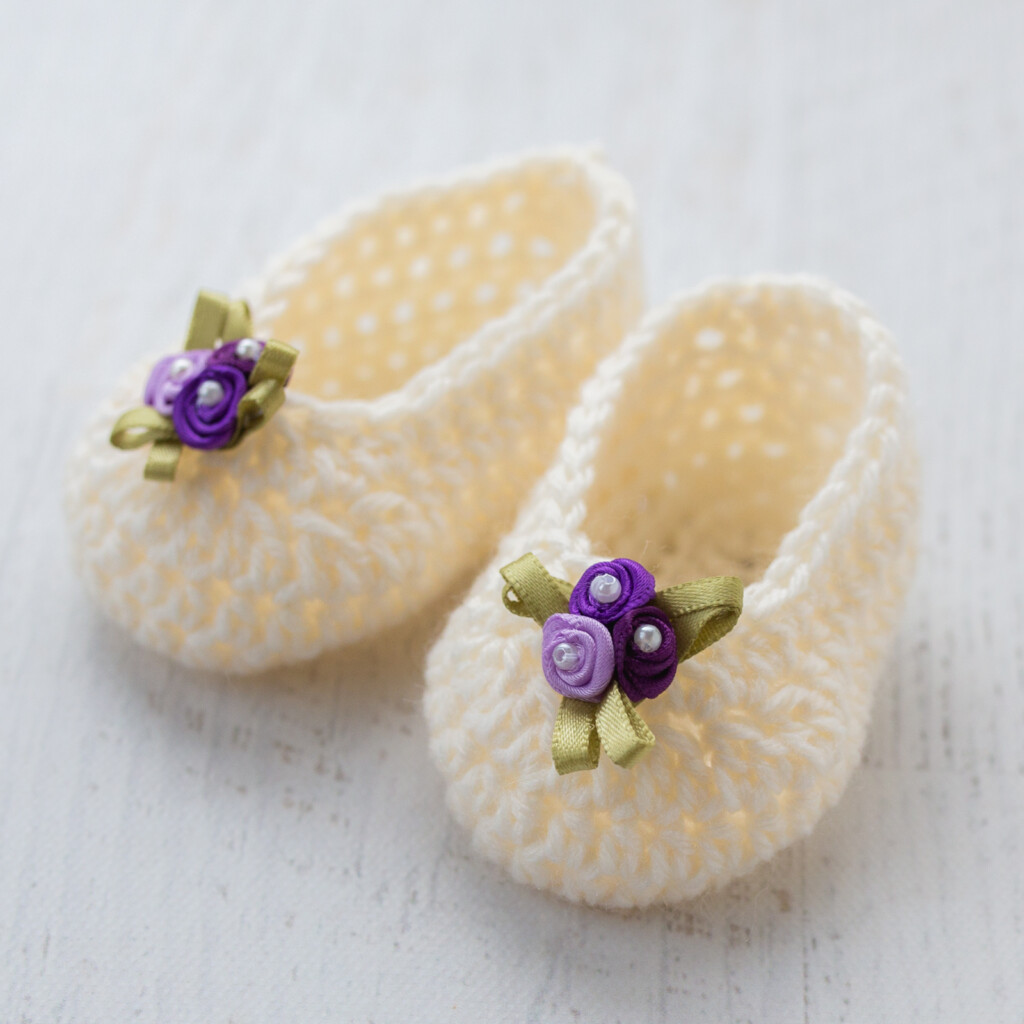 Simple Sweet Baby Slippers Free Crochet Pattern Loganberry Handmade