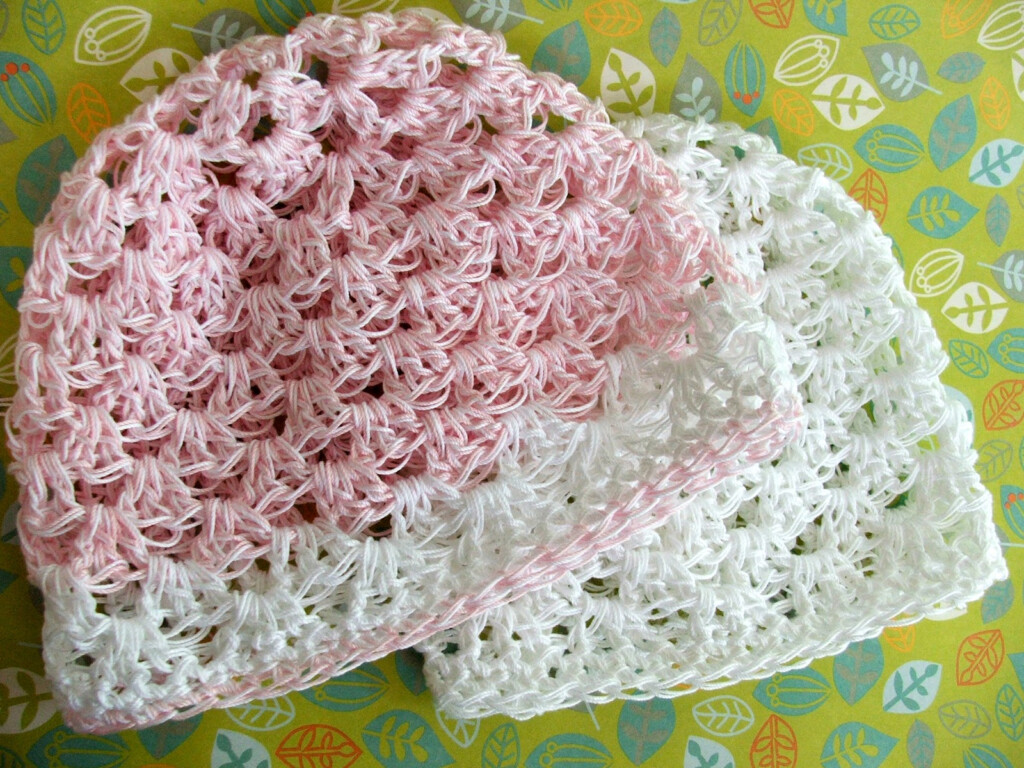 Susan s Hippie Crochet Work Those Crochet Baby Hats In Cotton Thread 