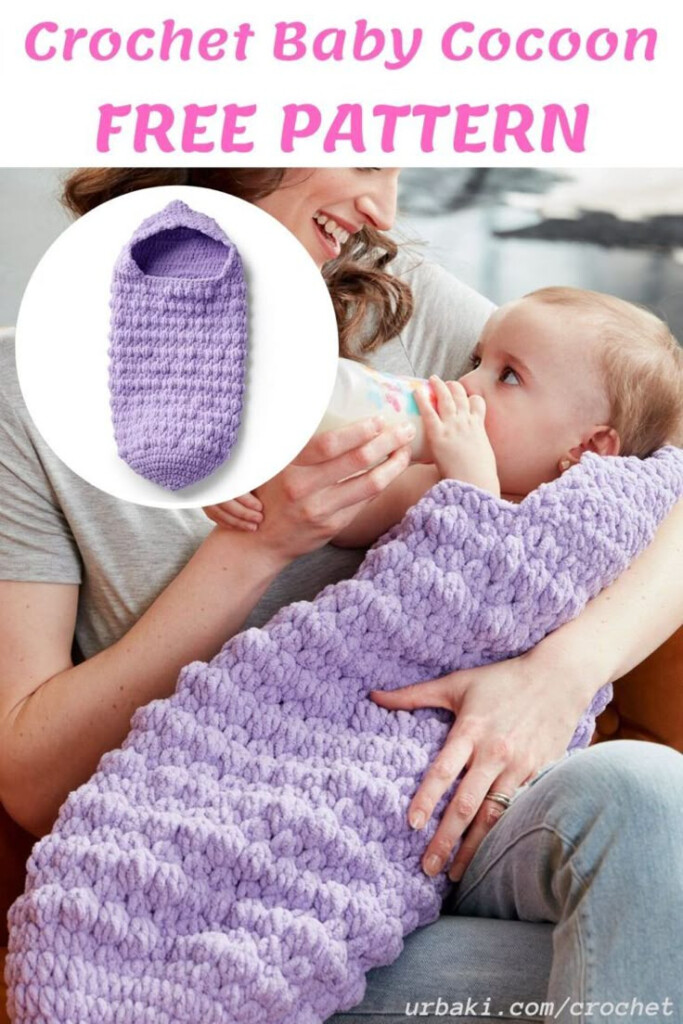 The Bernat Crochet Baby Cocoon Is A Free Pattern From The Talented 