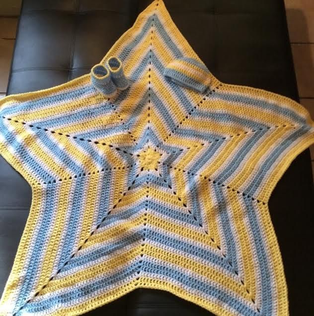 The Crochet Star Afghan Blanket Tutorial Is The Easiest Pattern To 