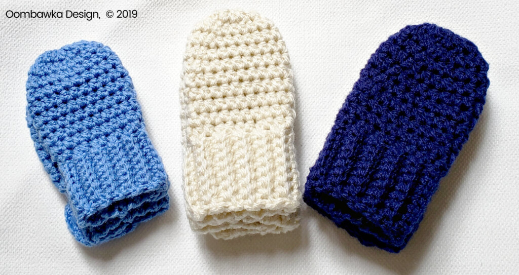 The Easy On No Scratch Baby Mitten Crochet Pattern Oombawka Design 