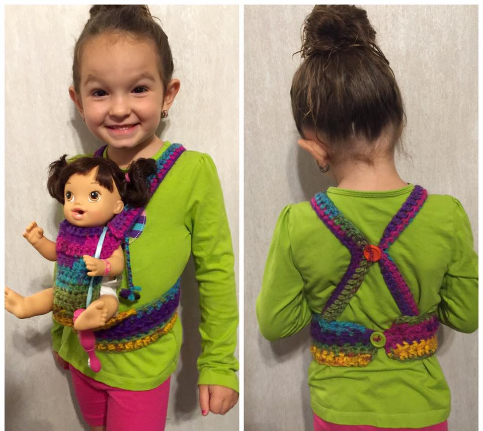 The Larsen Daily Crochet Baby Carrier Pattern FREE 