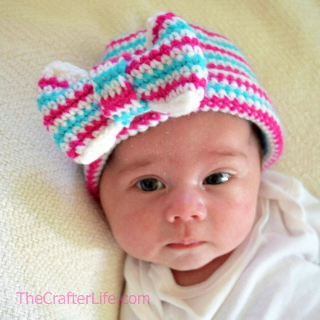 Vibrant Newborn Hospital Hat In 2020 Newborn Hospital Hats Crochet 