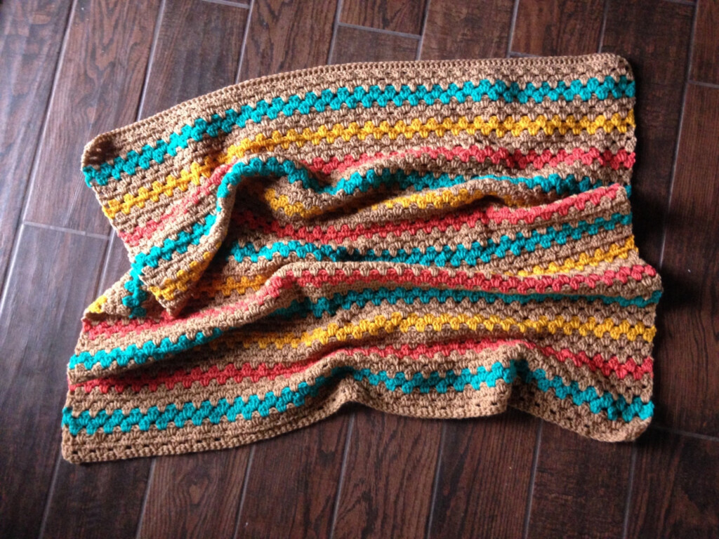 Western Aztec Crochet Baby Blanket Baby Afgan Home Decor